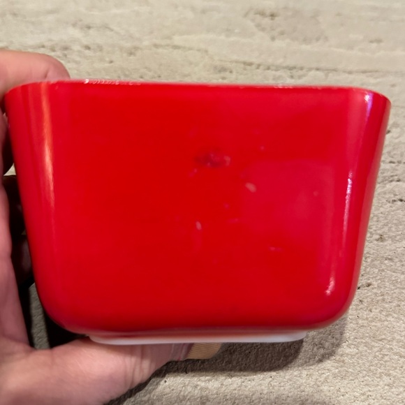 Vintage Pyrex Primary Colors Refrigerator Glass Dishes With Lids - Picture 8 of 15